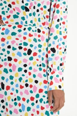 Glamorous Best Dressed Guest|Headscarves|Abstract Spot Bias-Cut Maxi-skirt -