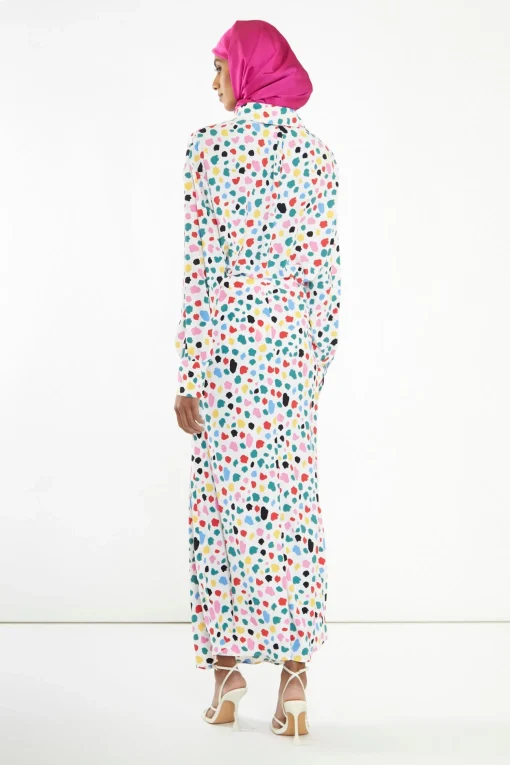 Glamorous Co-ords|Abstract Spot Long Sleeve Shirt -