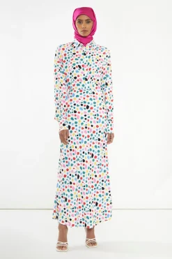 Glamorous Co-ords|Abstract Spot Long Sleeve Shirt -