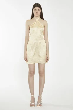 Glamorous Day Dresses|Mini Dresses|Amber-Ditsy-Folk Tie-Back Mini-Dresses -