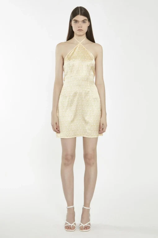 Glamorous Day Dresses|Mini Dresses|Amber-Ditsy-Folk Tie-Back Mini-Dresses -