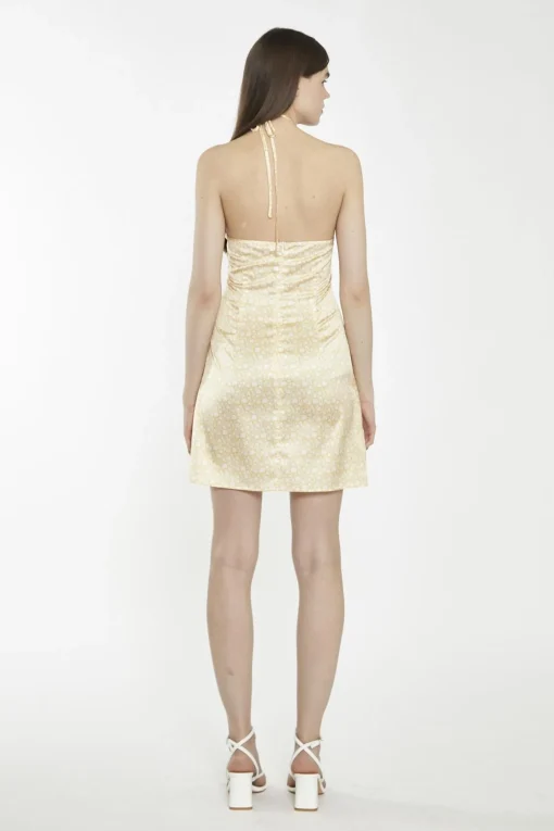 Glamorous Day Dresses|Mini Dresses|Amber-Ditsy-Folk Tie-Back Mini-Dresses -