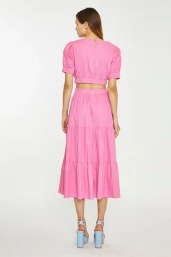 Glamorous Co-ords|Crops, Corsets & Bodysuits|Azalea Puff Sleeve Crop-Top -