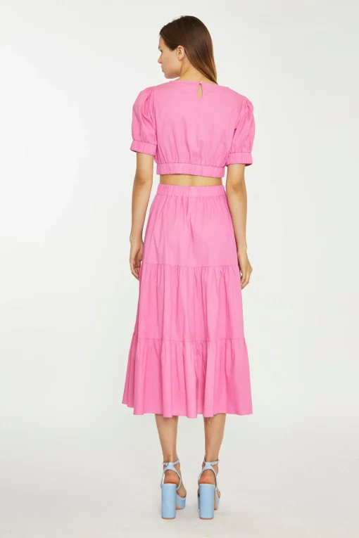 Glamorous Co-ords|Crops, Corsets & Bodysuits|Azalea Puff Sleeve Crop-Top -