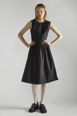 Glamorous Midi & Midaxi Dresses|Midi & Midaxi Dresses|Black A-Line Skater Midi-Dress -