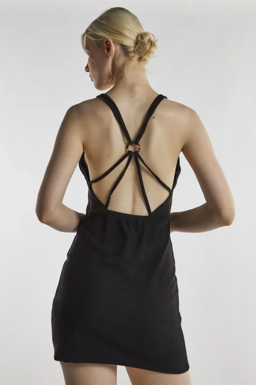 Glamorous Mini Dresses|Mini Dresses|Black Bodycon Mini-Dress -