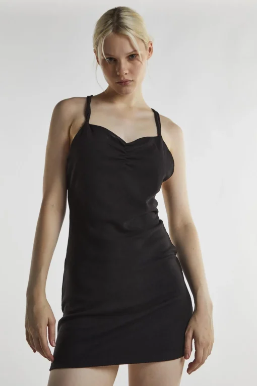 Glamorous Mini Dresses|Mini Dresses|Black Bodycon Mini-Dress -