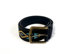 Glamorous Belts|Black Buckled-Belt -