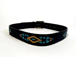 Glamorous Belts|Black Buckled-Belt -