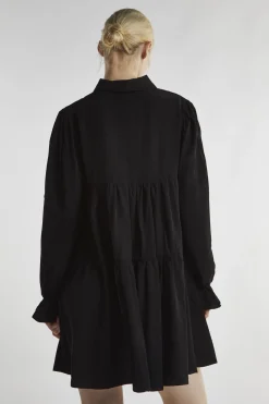 Glamorous Day Dresses|Mini Dresses|Black Collared Mini-Dress -