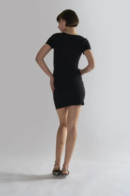 Glamorous Day Dresses|Mini Dresses|Black Cut-Out- Mini-Dresses -