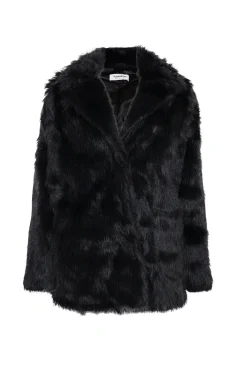 Glamorous Coats|Black Faux-Fur Coat -