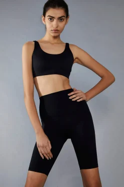Glamorous Activewear|Woven Shorts|Black High Waisted Cycling Shorts -