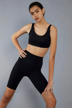 Glamorous Activewear|Woven Shorts|Black High Waisted Cycling Shorts -