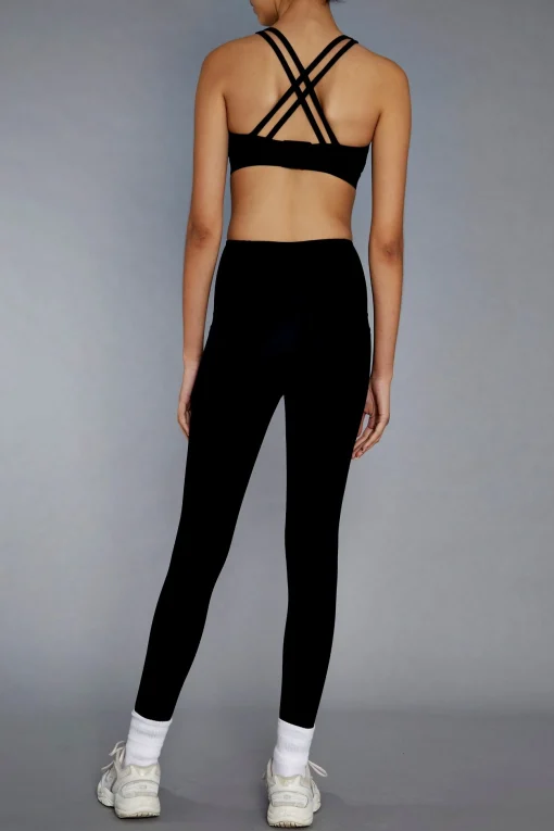 Glamorous Activewear|Leggings|Black High Waisted Gym Leggings -