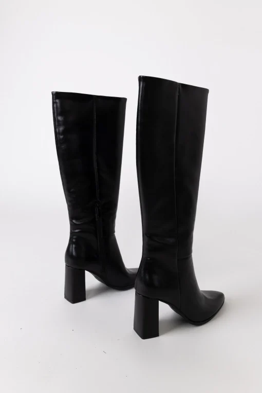 Glamorous Best Dressed Guest|Workwear|Black Knee High Pointed Toe Boots -