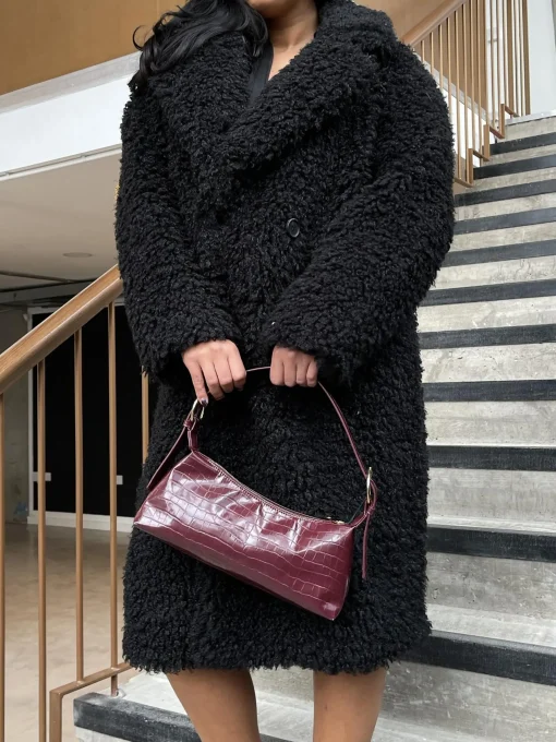 Glamorous Coats|Black Maxi-Coat -