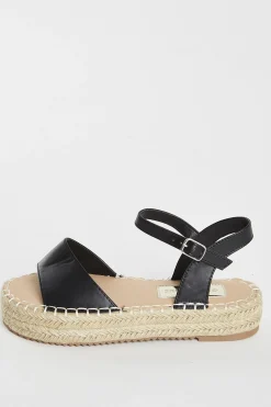 Glamorous Graduation|Chic Escapes|Black Open Toe Sandal -