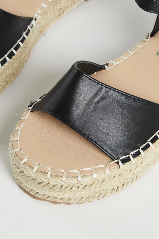Glamorous Graduation|Chic Escapes|Black Open Toe Sandal -