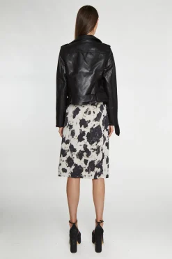 Glamorous Workwear|Go To Partywear|Black PU Biker Jacket -