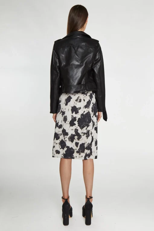 Glamorous Workwear|Go To Partywear|Black PU Biker Jacket -