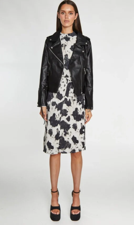 Glamorous Workwear|Go To Partywear|Black PU Biker Jacket -
