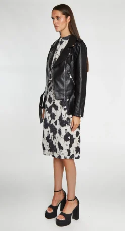Glamorous Workwear|Go To Partywear|Black PU Biker Jacket -