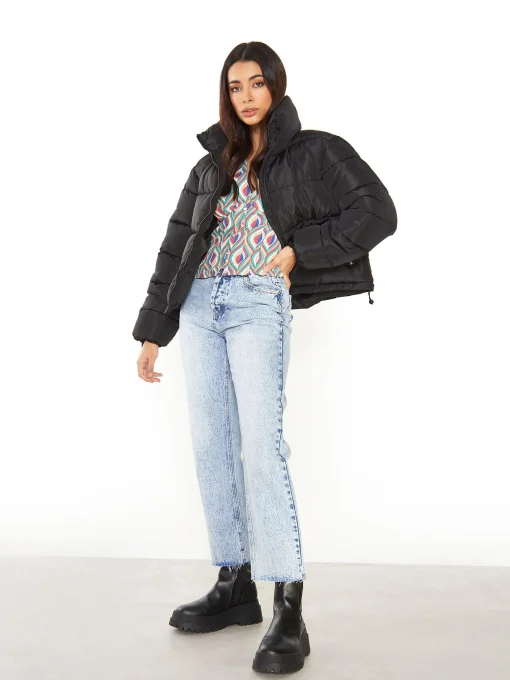 Glamorous Puffer Jackets|Jackets|Black Puffer Jacket -