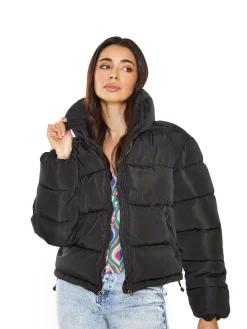 Glamorous Puffer Jackets|Jackets|Black Puffer Jacket -