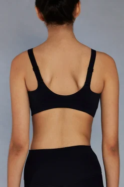 Glamorous Activewear|Crops, Corsets & Bodysuits|Black Scoop Back Sports Bra -