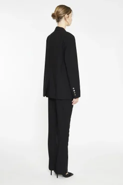 Glamorous Prom|Blazers|Black Single Breast Oversized-Blazer -