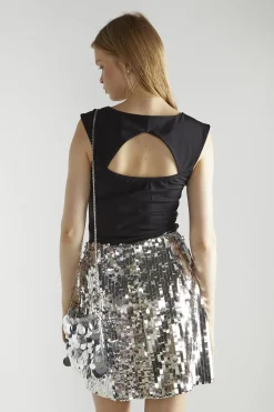 Glamorous Crops, Corsets & Bodysuits|Black Square-Neck Top -