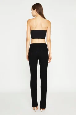 Glamorous Best Dressed Guest|Going Out Tops|Black Strapless Corset Crop-Top -