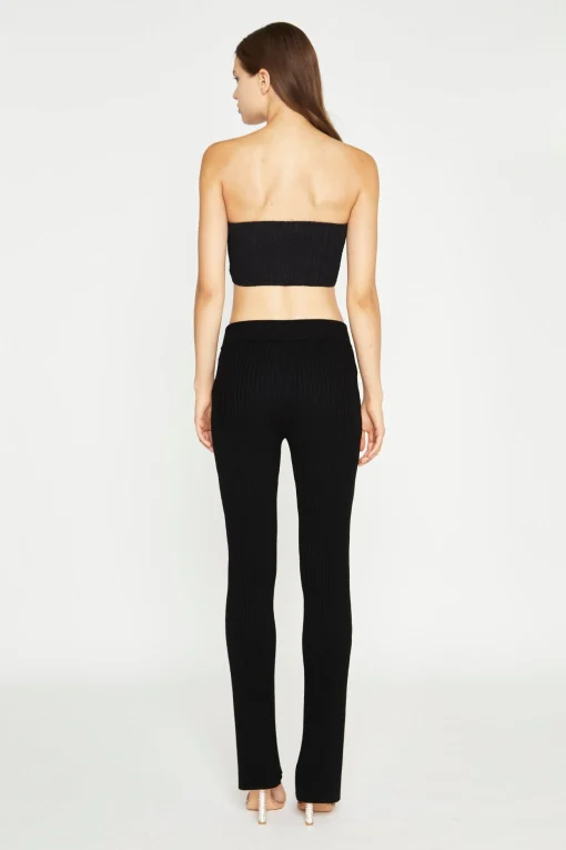 Glamorous Best Dressed Guest|Going Out Tops|Black Strapless Corset Crop-Top -