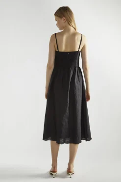 Glamorous Midi & Midaxi Dresses|Midi & Midaxi Dresses|Black Tie-Front Midi-Dresses -