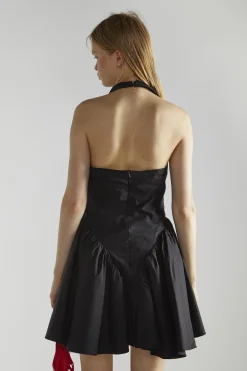 Glamorous Mini Dresses|Mini Dresses|Black V-Neck- Mini-Dresses -