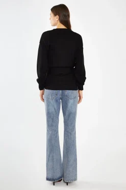 Glamorous Workwear|Cardigans|Black Wrap Cardigan -