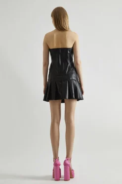 Glamorous Going Out Tops|Co-ords|Black Zip-Through Corset-Top -
