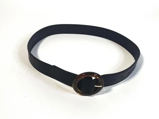 Glamorous Belts|Black-Brown Buckle Belt -