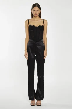Glamorous Going Out Tops|Crops, Corsets & Bodysuits|Black-Lace Corset Top -