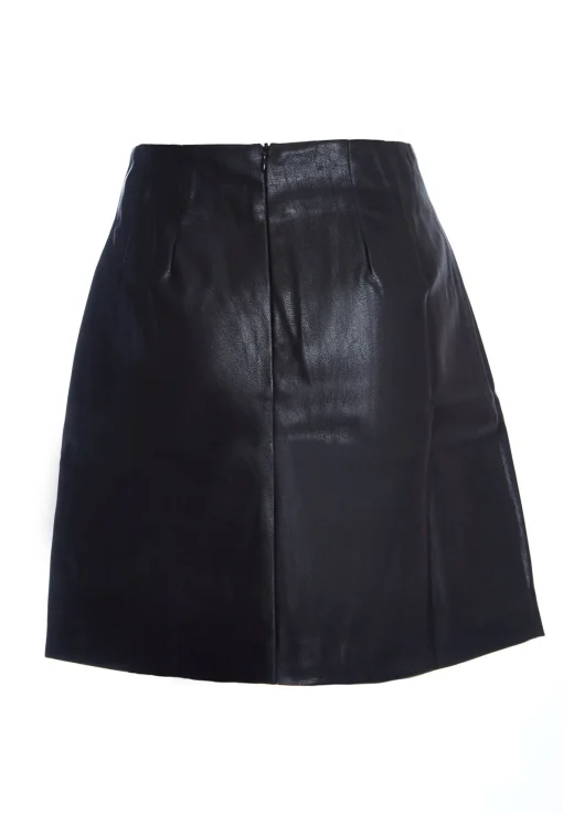 Glamorous Going Out Skirts|Mini Skirts|Black-PU A-Line Mini-Skirt -