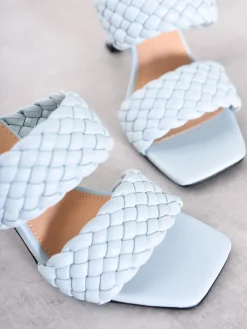 Glamorous Heels|Sandals|Blue High-Heels Sandals -