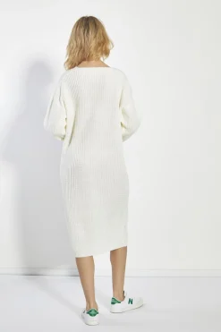 Glamorous Day Dresses|Jumpers|Bone White Jumper Midi-Dress -