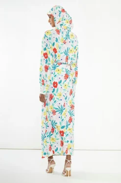 Glamorous Best Dressed Guest|Co-ords|Bright Multi Flower Bias-Cut Maxi-skirt -