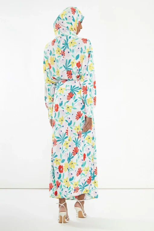 Glamorous Co-ords|Bright Multi Flower Long Sleeve Shirt -