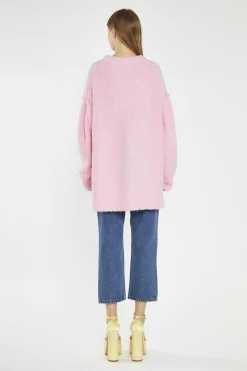 Glamorous Jumpers|Candy-Pink Oversized-Jumper -