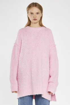 Glamorous Jumpers|Candy-Pink Oversized-Jumper -
