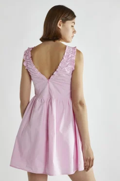Glamorous Day Dresses|Mini Dresses|Candy-Pink Skater Mini-Dress -