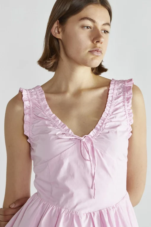 Glamorous Day Dresses|Mini Dresses|Candy-Pink Skater Mini-Dress -