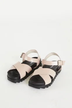 Glamorous Jet Setter|Chic Escapes|Chunky Nude Sandal -